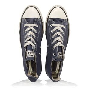 Converse All Star Navy Blue Canvas Low Top Sneakers Womens Sz 10